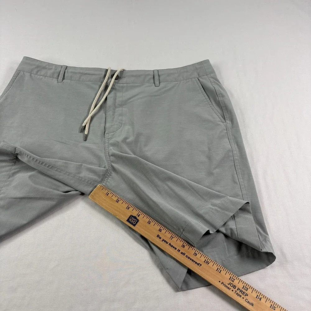 Faherty Shorts Mens 38‎ Gray All Day Chino Casual Hybrid Drawstring